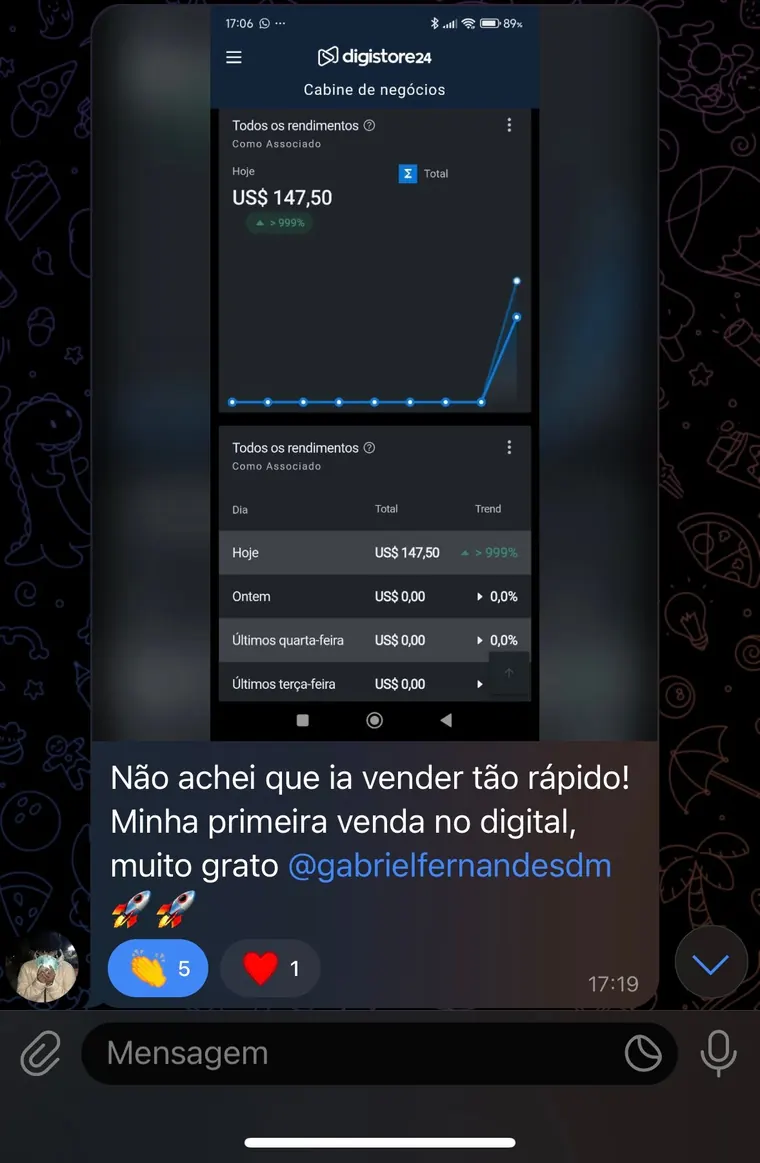 Depoimento aluno 1
