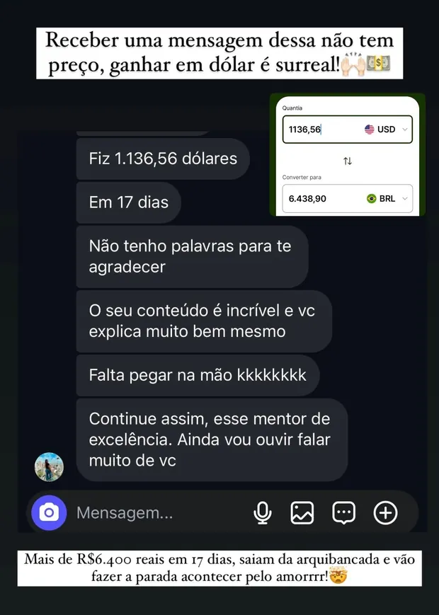 Aluna fazendo 6K em 17 dias